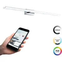Eglo CONNECT.Z TABIANO SMART væglampe krom M/FARVER(RGB) OG TUNABLE WHITE