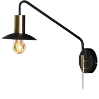 By Rydens Quinn væglampe kort Mat sort
