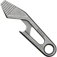 Kershaw Recap KeyChain Bottle Opener Grey Multi Tool med flasköppnare Pry Bar och Flathead Screwdriver Tips Passar nyckelringsstorleken för en hu