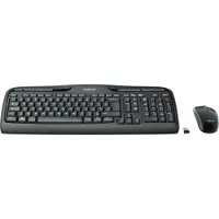 Logitech MK330-sæt – tastatur og mus – trådløst (tysk) – sort
