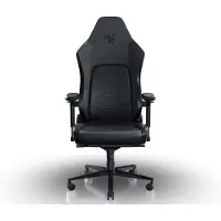 Razer Iskur V2 - Spillestol - ergonomisk - armstøtter - T-formet - vippe - drejeled - syntetisk læder - sort