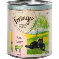 Feringa Single Meat Menu 6 x 800 g - Kalv med Broccoli & Mælkebøtte