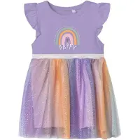 Name it Kjole - NbfHappi - Purple Rose - - 68 - Kjole