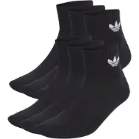 Adidas Sokker Trefoil Cushioned Crew 6-pak - Sort, størrelse 37-39