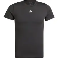 Adidas Baselayer T-shirt Techfit - Sort, størrelse Large