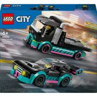 LEGO City 60406 - Race Car and Car Carrier Truck