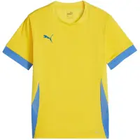 Puma Trænings T-Shirt teamGOAL - Gul/Blå Børn, størrelse 140 cm