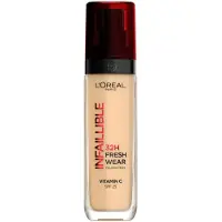 L'Oréal Infaillible 32h Fresh Wear foundation 125 Warm Undertone, 30 ml