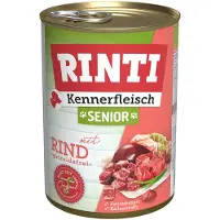 Rinti Økonomipakke: 12 x 400 g Kennerfleisch - Senior: okse