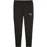 Puma Træningsbukser teamGOAL Slim - Sort/Hvid, størrelse Large
