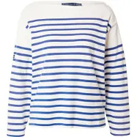 Ralph Lauren Polo Ralph Laurentil kvinder. 211928804001 Skjortekjole i bomuld med hvidt bælte (44), Casual, Lange ærmer