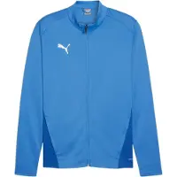 Puma Træningsjakke teamGOAL - Blå/Hvid, størrelse Medium