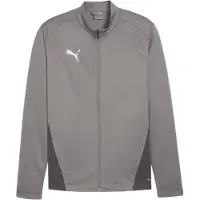 Puma Træningsjakke teamGOAL - Grå/Hvid, størrelse Small