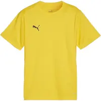 Puma Trænings T-Shirt teamGOAL - Gul/Sort Børn, størrelse 152 cm