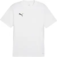Puma Trænings T-Shirt teamGOAL - Hvid/Sort, størrelse 3XL