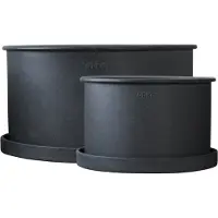 DBKD Plant bowl krukke 2-pak Black