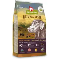 Granatapet Natural Taste tørfoder Vildt & Bøffel - Økonomipakke: 2 x 12 kg