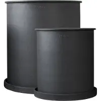 DBKD Plant pot krukke large 2-pak Black