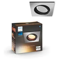 Philips Hue Milliskin Indbygningsspot Rund - Aluminium