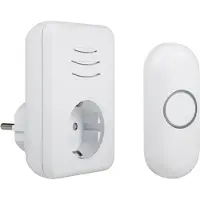 Byron DBY-22313, Hvid, 80 dB, Hjem, Kontor, IP44, Plast, Digital