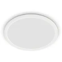 Philips Superslim CL550 - Væg/loftslampe - LED - 15 W - 2700 K - rund - hvid