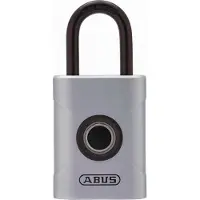 ABUS Touch 57/45 - Hængelås - biometrisk - smartlås - fingeraftrykssensor - sølv