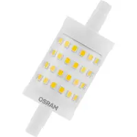 Ledvance OSRAM LED LINE - LED-lyspære - form: majs - klar finish - R7s - 9.5 W (tilsvarende 75 W) - klasse E - varmt hvidt lys - 2700 K