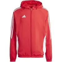 Adidas Windbreaker Tiro 24 - Rød/Hvid, størrelse Medium