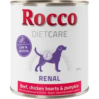 Rocco Renal Okse med kyllingehjerter og græskar 800 g 12 x 800 g