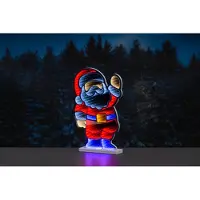 24hShop Lysdekoration Spejllys Julemand