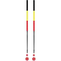 Les batons d'Alain - Skistave - Belgique til UnisexUld - Størrelse 115 cm - Rød