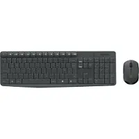 Logitech Mk235 Trådløst Tastatur Og Mus Tysk