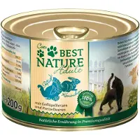 Best Nature Økonomipakke Cat Adult 12 x 200 g - Oksekød, kalkun og gulerødder