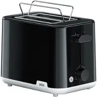 Braun HT1010BK, 2 skive(r), Sort, Plast, Dreje, 900 W, 132 x 35 x 119 mm