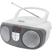 Soundmaster SCD1400WE, Grå, Hvid, Bærbar CD-afspiller