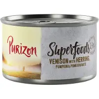 Purizon Superfoods 12 x 140 g - Vildt med Sild, Græskar & Granatæble