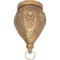 QAZQA Oriental loftslampe guld 19 cm - Mowgli