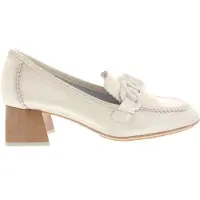 Hispanitas Hispanitastil kvinder. HV243319 Off-white Malta4-sko (40), Læder, Hvid, Fast, Ingen, Casual