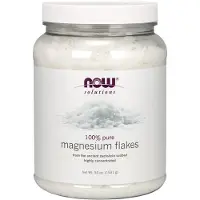 Now , Solutions, Magnesium Flakes, 100% Rent, 54 oz (1531 g)