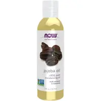 Now , Løsninger, Jojobaolie, 4 fl oz (118 ml)