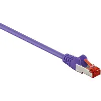 Goobay 95653, 25 m, Cat6, S/FTP (S-STP), RJ-45, RJ-45, Lilla