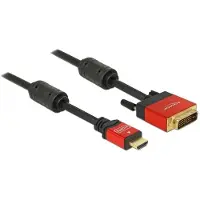 DeLOCK højhastigheds-HDMI-kabel, HDMI-A-han til DVI-D Dual Link-han, 2 m
