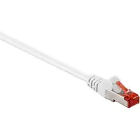 Goobay 93510, 50 m, Cat6, S/FTP (S-STP), RJ-45, RJ-45, Hvid