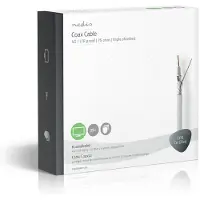 Nedis Koaksialkabel 4g/lte Sikker 75 Ohm Tripelafskærmet Eca Pvc 25 M