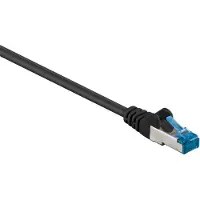 Goobay 94906, 50 m, Cat6a, S/FTP (S-STP), RJ-45, RJ-45, Sort