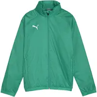 Puma Jakke teamGOAL All Weather - Grøn/Hvid Børn, størrelse 116 cm