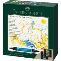 Faber-Castell Pitt Artist Dual marker box of 20 ass