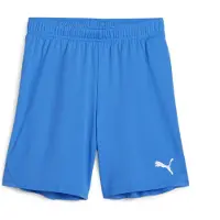 Puma Fodboldshorts teamGOAL - Blå/Hvid Børn, størrelse YS/128 cm