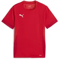 Puma Trænings T-Shirt teamGOAL - Rød/Hvid Børn, størrelse 116 cm