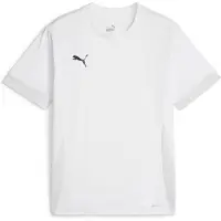 Puma Trænings T-Shirt teamGOAL - Hvid/Sort/Grå Børn, størrelse 164 cm